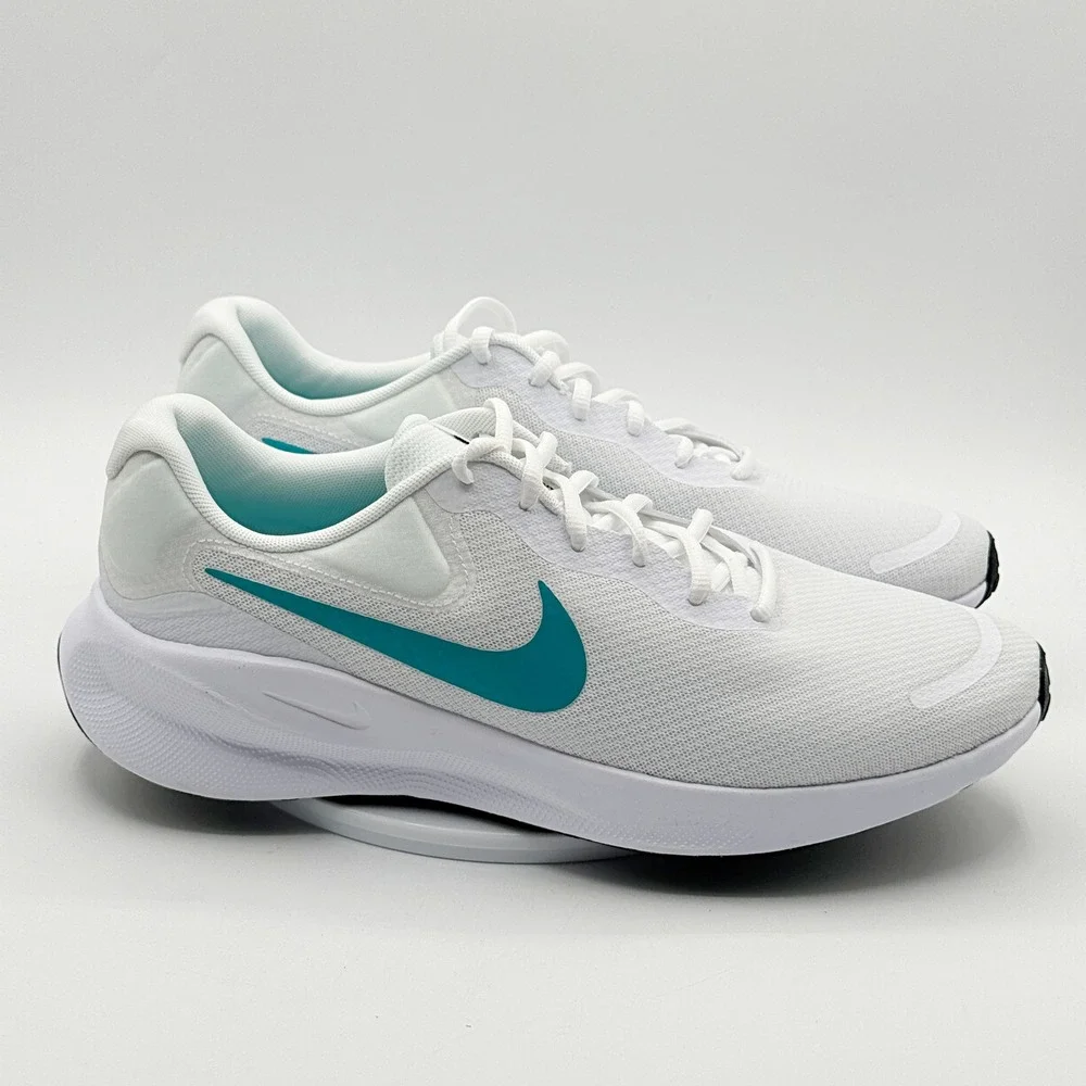 Nike Revolution 7 Size 11 Mens White Dusty Cactus FB2207-103, NEW